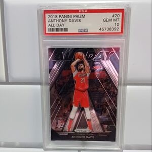 2018-19 Panini Prizm All Day #20 Anthony Davis PSA 10